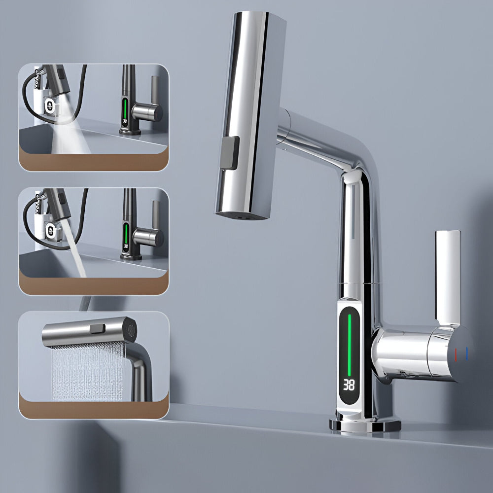Fesara | Touch Control Kitchen Faucet with LED Temperature