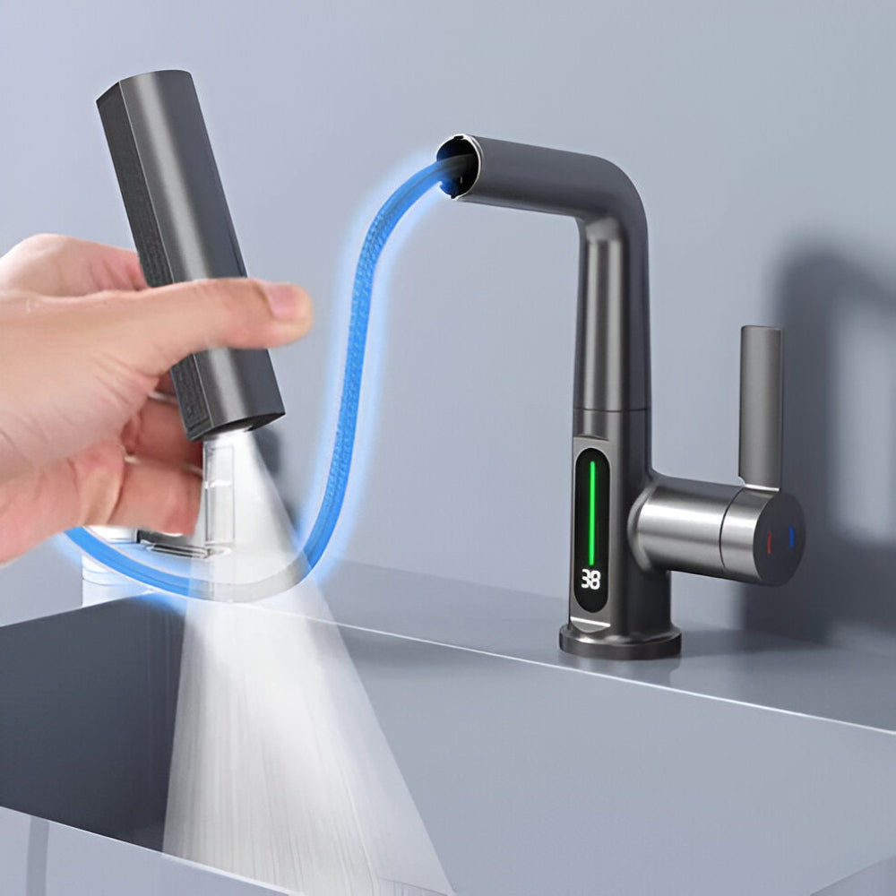 Fesara | Touch Control Kitchen Faucet with LED Temperature