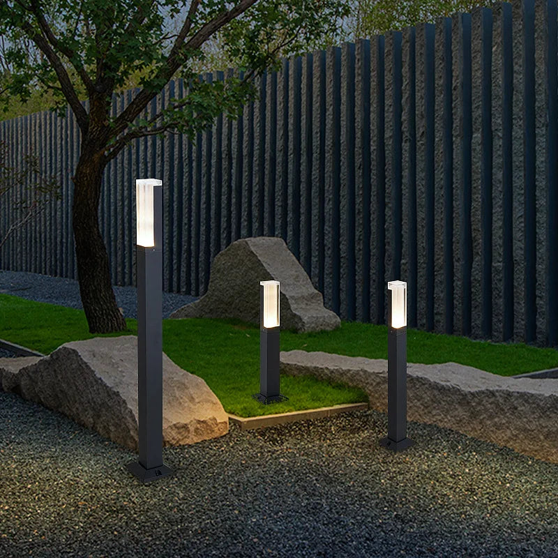 Outdoor LED Security Light Waterproof Black