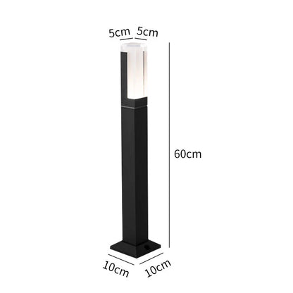 Outdoor LED Security Light Waterproof Black