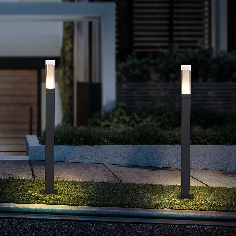 Outdoor LED Security Light Waterproof Black
