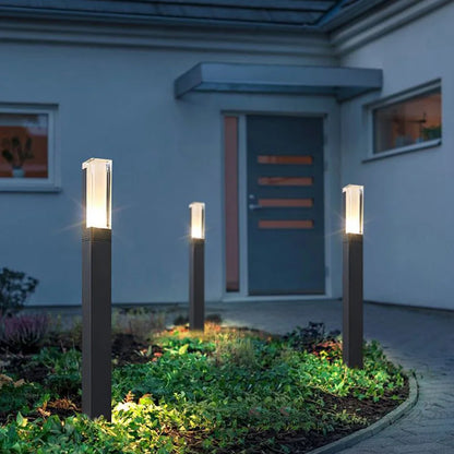 Outdoor LED Security Light Waterproof Black