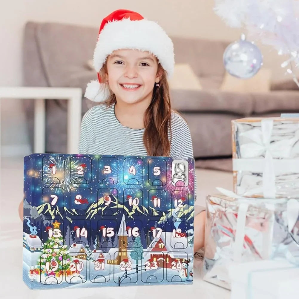 AdventPuzzle | Engaging Educational Metal Advent Calendar with 24 Puzzles 2