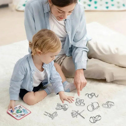 AdventPuzzle | Engaging Educational Metal Advent Calendar with 24 Puzzles 3