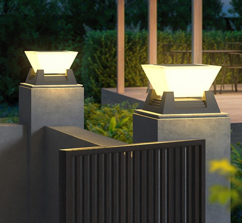 Bright Outdoor Solar Powered Wall Lamp with Motion Sensor
