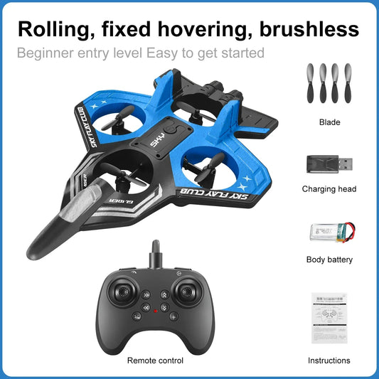Fast Remote Control Plane with Bright LED Lights - Fesara