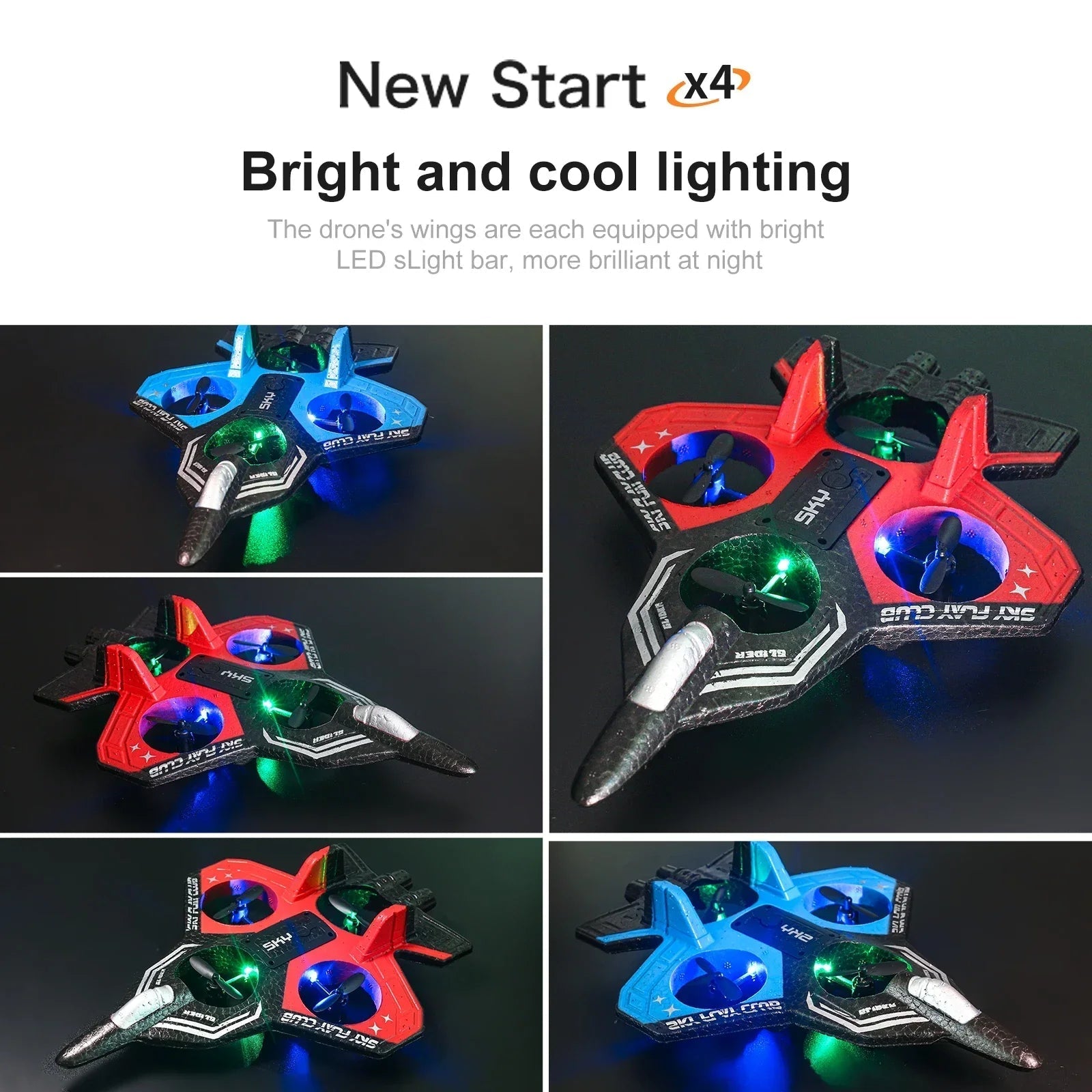 AeroGlide | Dynamic Lightweight Remote Control Airplane with LED Lights 5