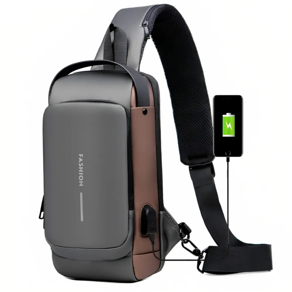 Waterproof Secure Cross Body Bag for Men