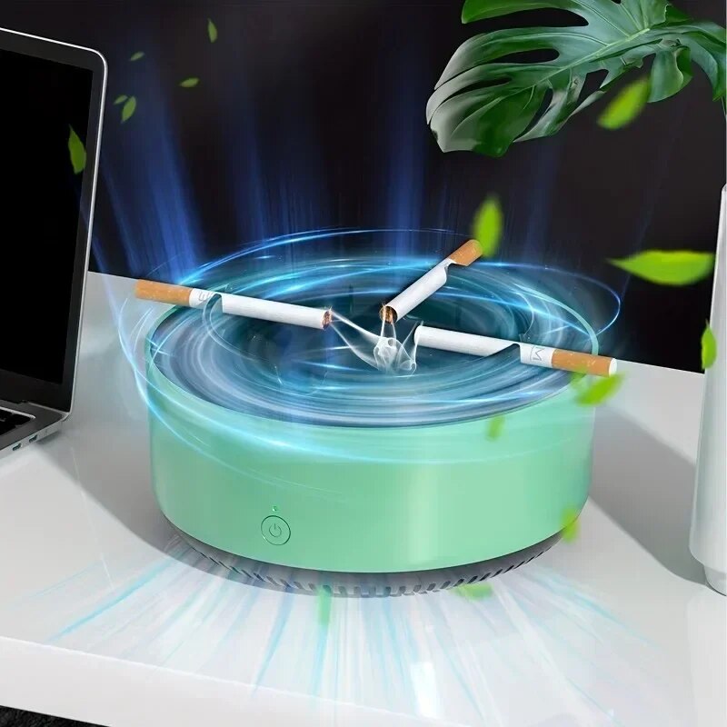 AeroScent Pro | Smoke Removal Air Purifier with Advanced Filtration and LED Simulator 3
