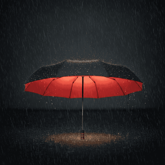 Portable Waterproof Folding Umbrella for Rainy Days - Fesara