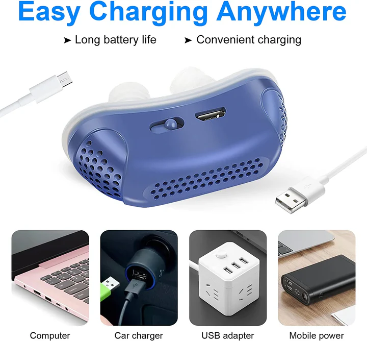 AeroSilk | Compact Portable Sleep Apnea Micro CPAP Device for Travel 2