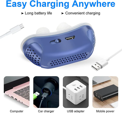 AeroSilk | Compact Portable Sleep Apnea Micro CPAP Device for Travel 2