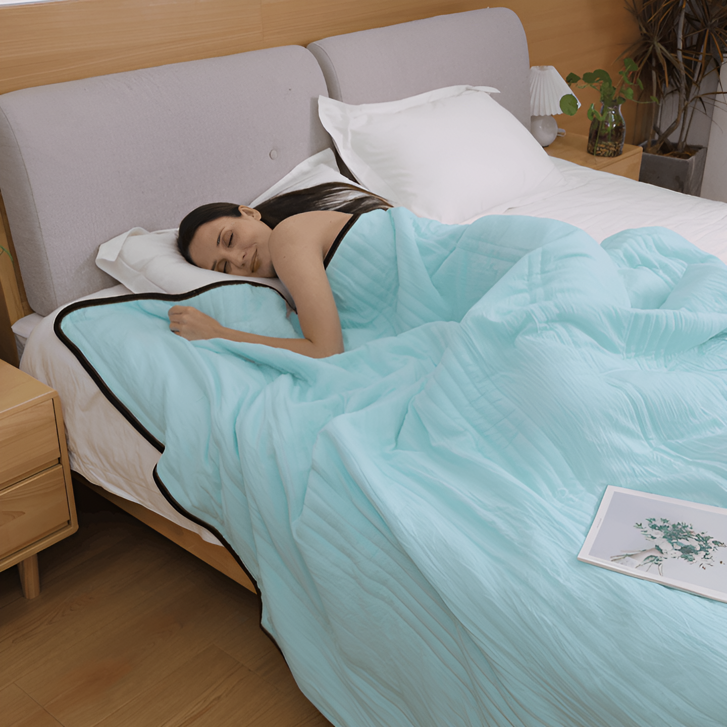 AeroWeave | Bamboo Cooling Blanket – Soft, Breathable, Lightweight Summer Bed Cover 1