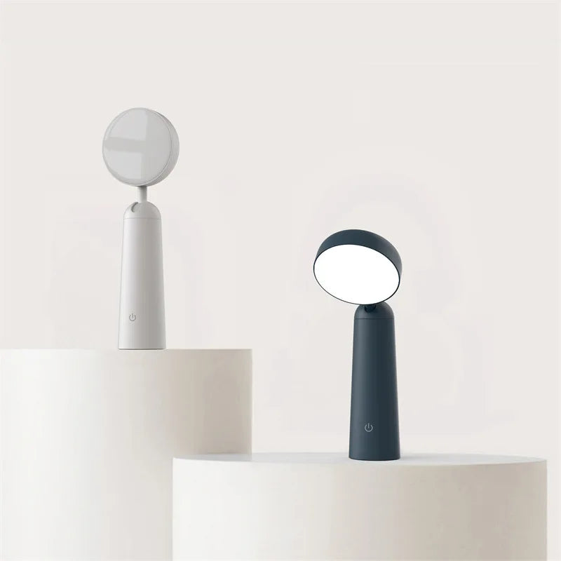 Elegant Black Desk Lamp with Gold Details