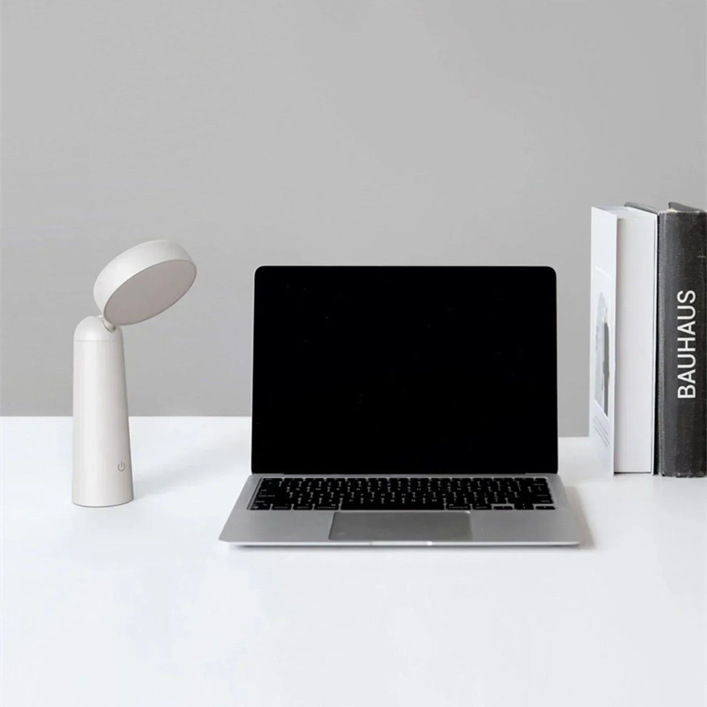 Elegant Black Desk Lamp with Gold Details