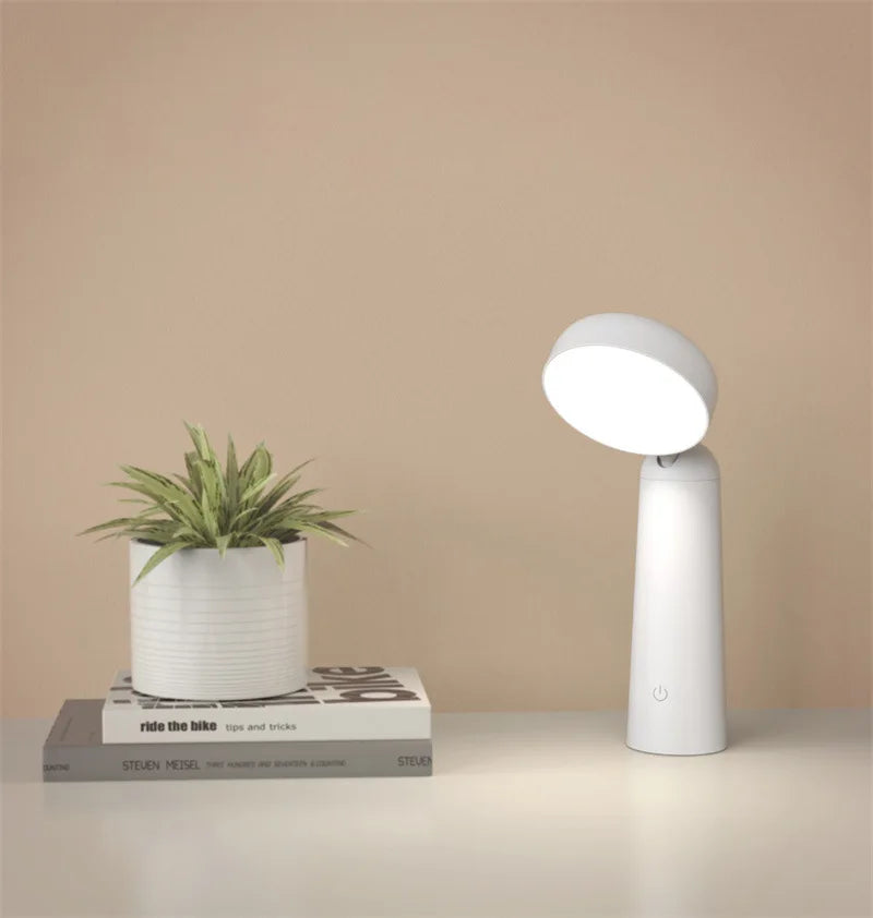 Elegant Black Desk Lamp with Gold Details