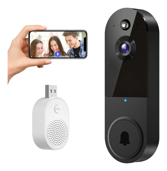 Smart AI 1080P Wi-Fi Video Doorbell Camera - Fesara