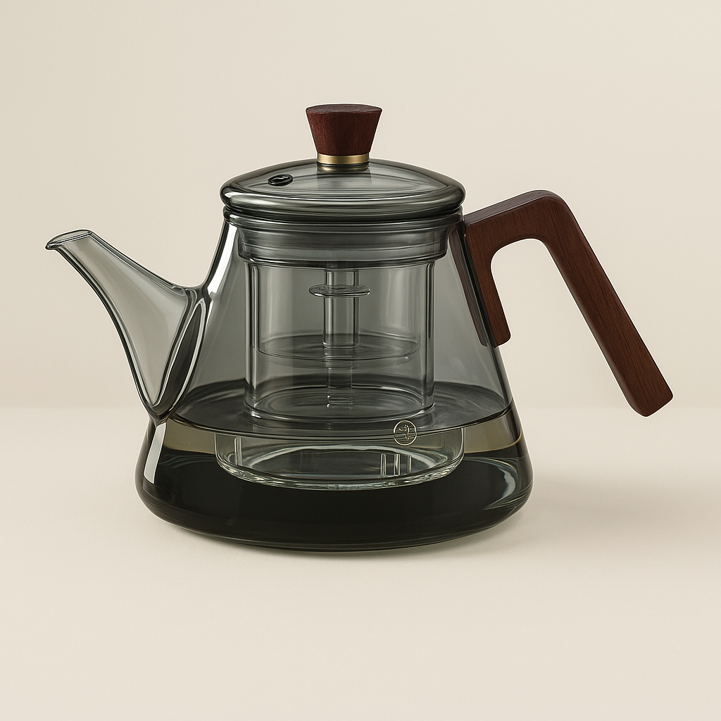 Clear Glass Tea Infuser Pot