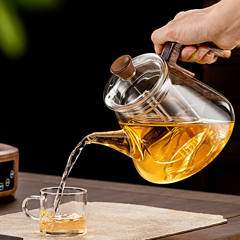 Clear Glass Tea Infuser Pot