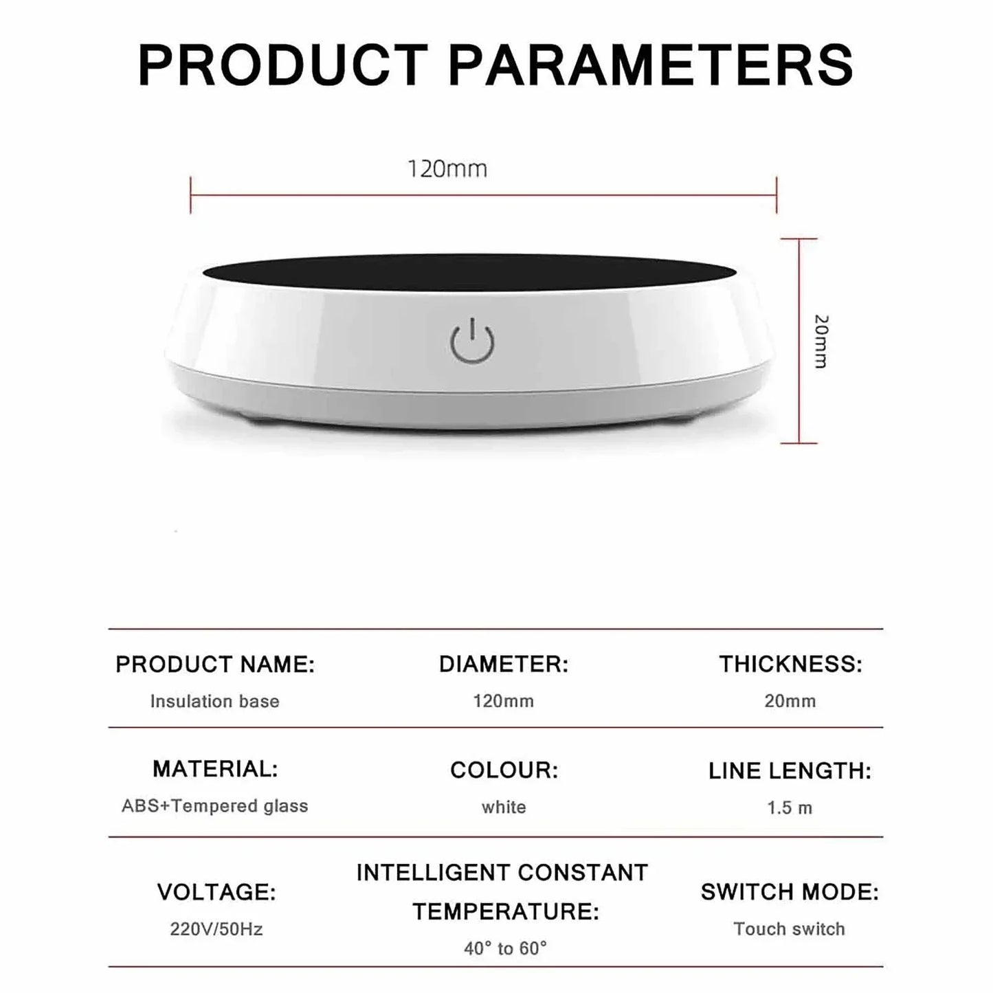 Fast Electric Coffee Mug Warmer Pad