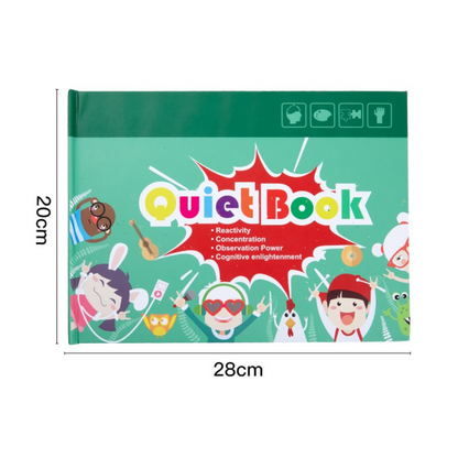 Interactive Learning Book for Kids Quiet Play