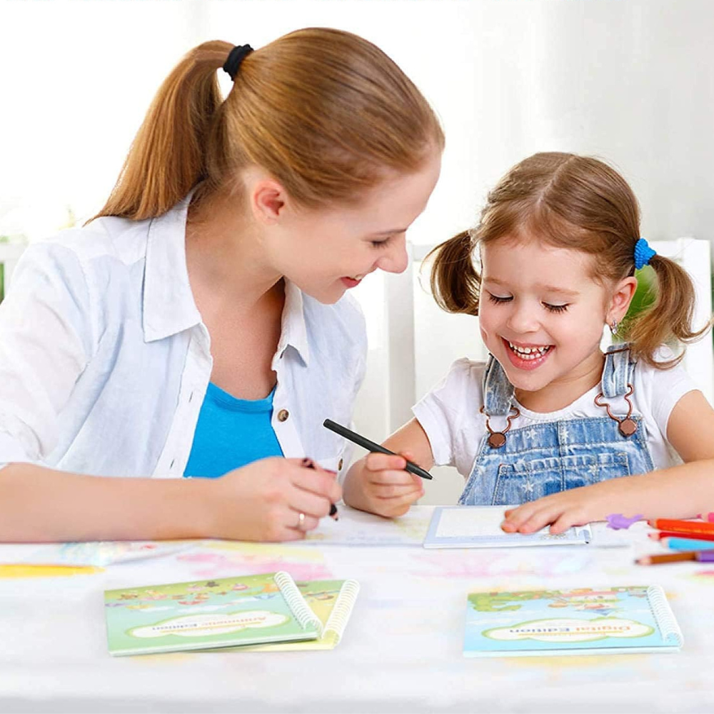 Colorful Alphabet Learning Notebook