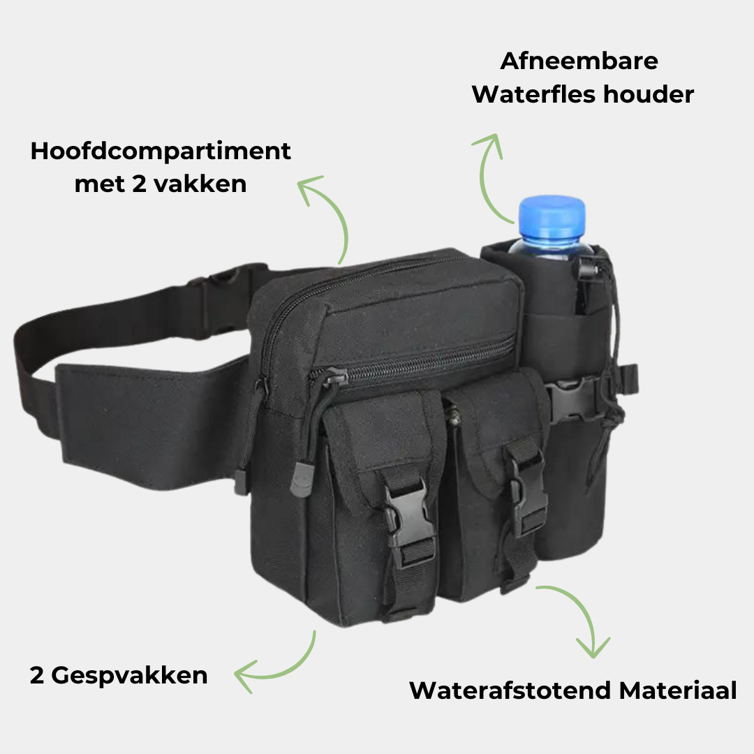Waterproof Hiking Daypack With Water Bottle Pocket