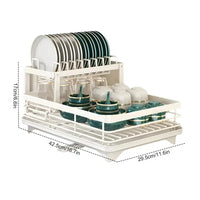 Compact Folding Metal Dish Rack