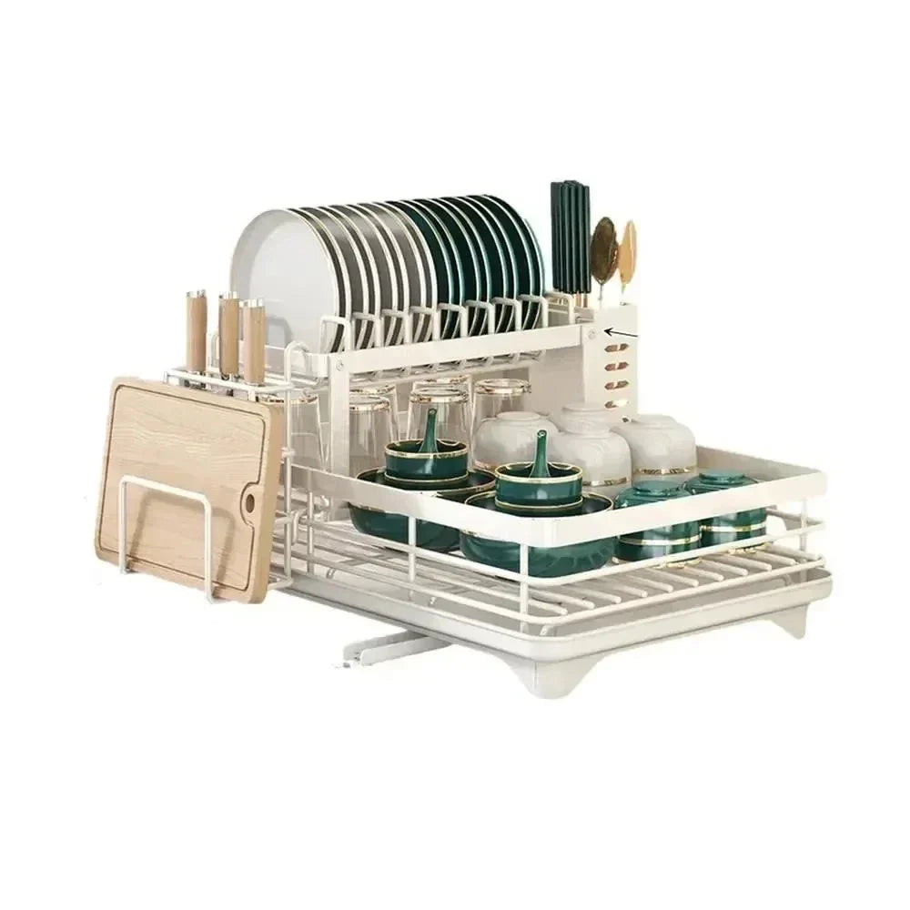 Compact Folding Dish Rack