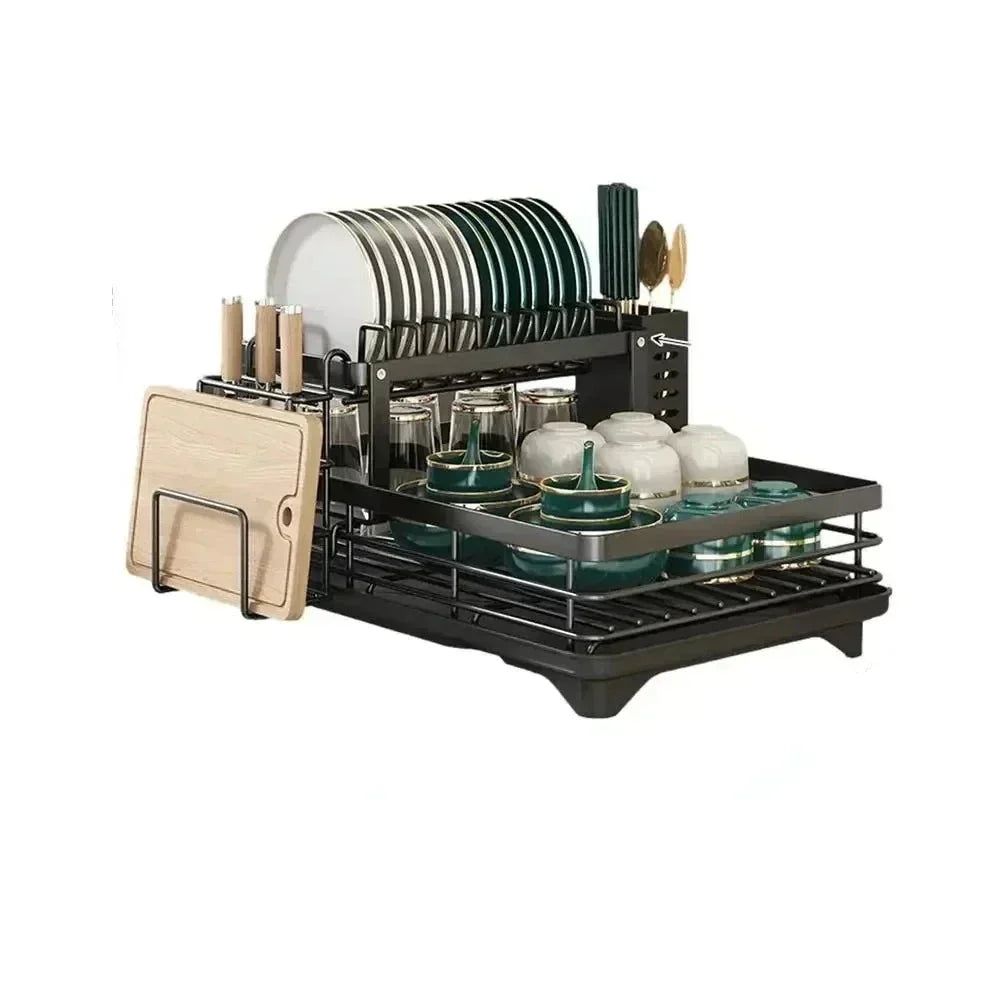 Compact Folding Dish Rack for Small Kitchens