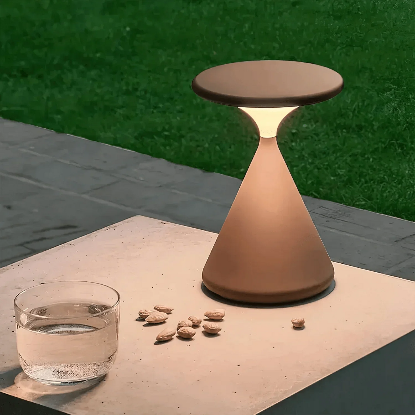 Calming Glass Table Lamp