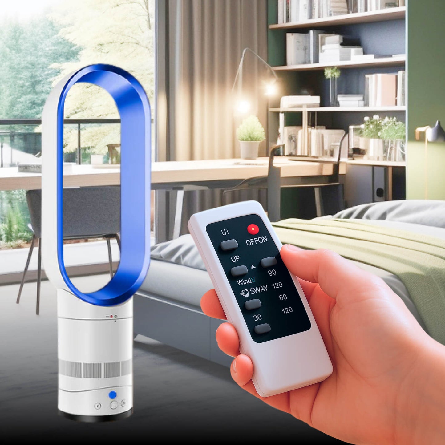Quiet and Sleek Bladeless Home Fan