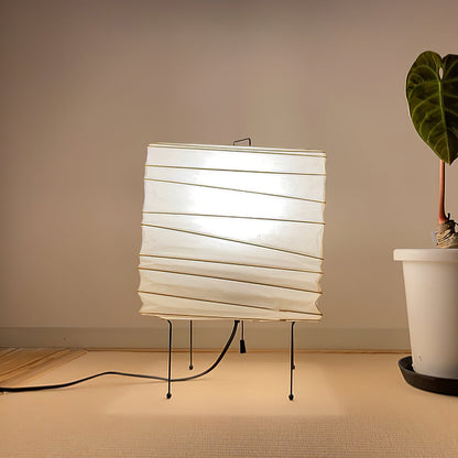Warm Tone Paper Table Lamp