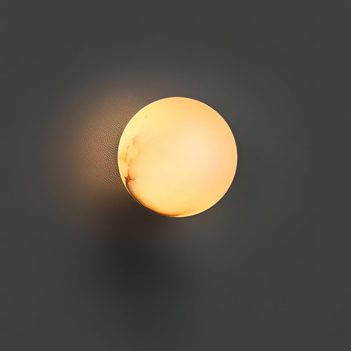 White Round LED Wall Light Fixture