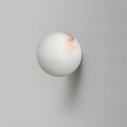 White Round LED Wall Light Fixture