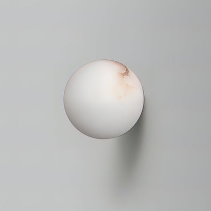 White Round LED Wall Light Fixture
