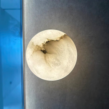 White Round LED Wall Light Fixture