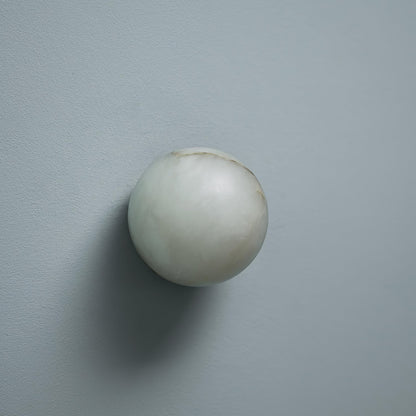 White Round LED Wall Light Fixture