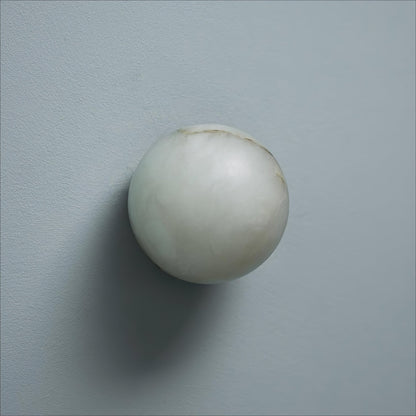 White Round LED Wall Light Fixture