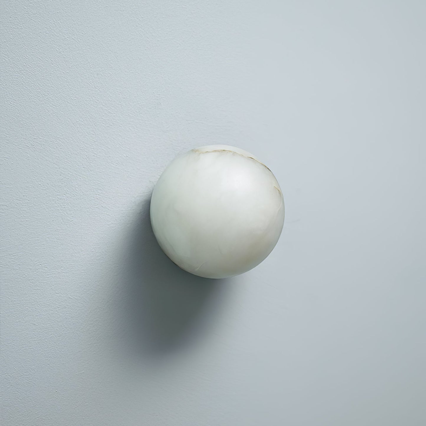 White Round LED Wall Light Fixture