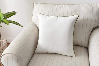 Rustic Embroidered Country Cushion