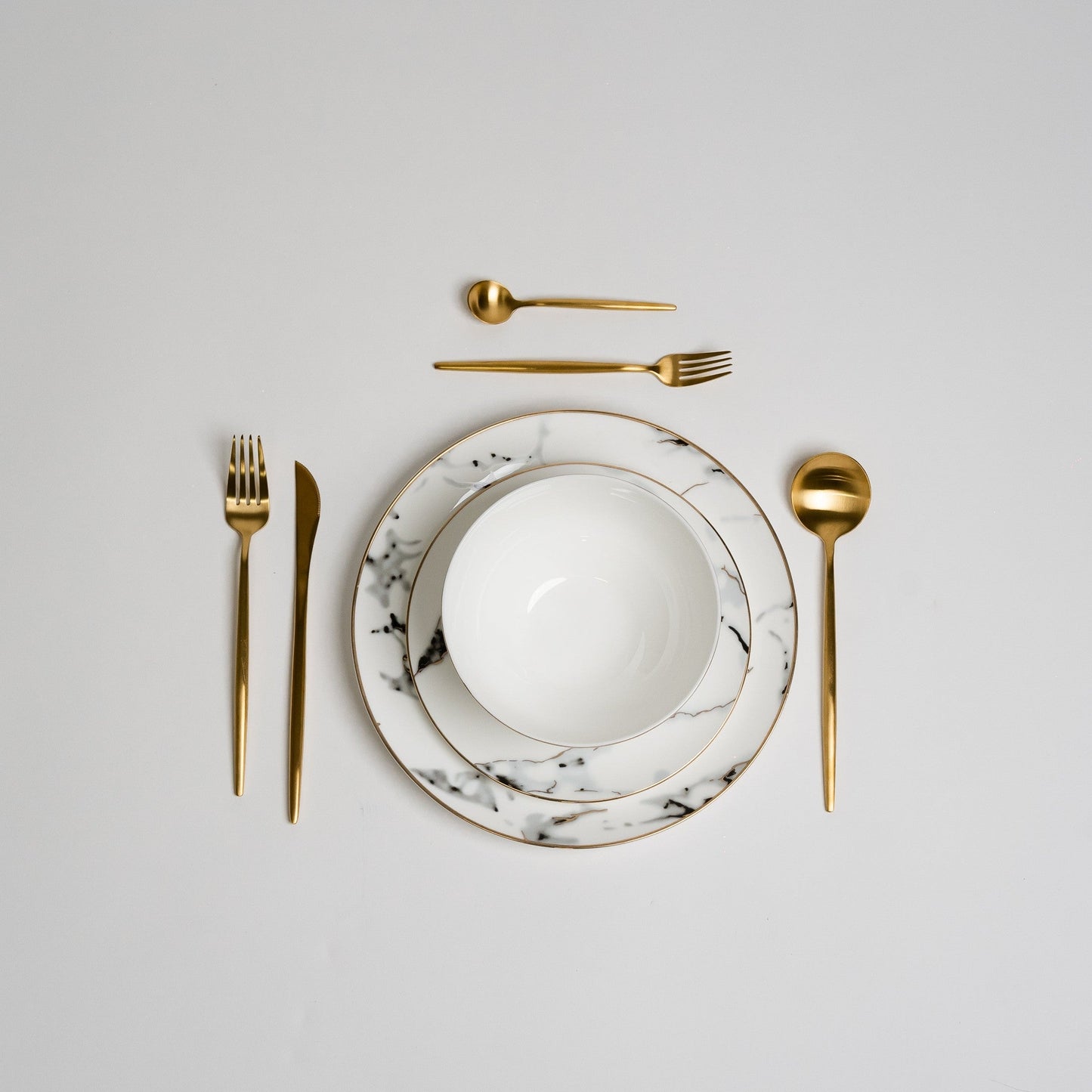 Elegant Natural Stone Dining Set