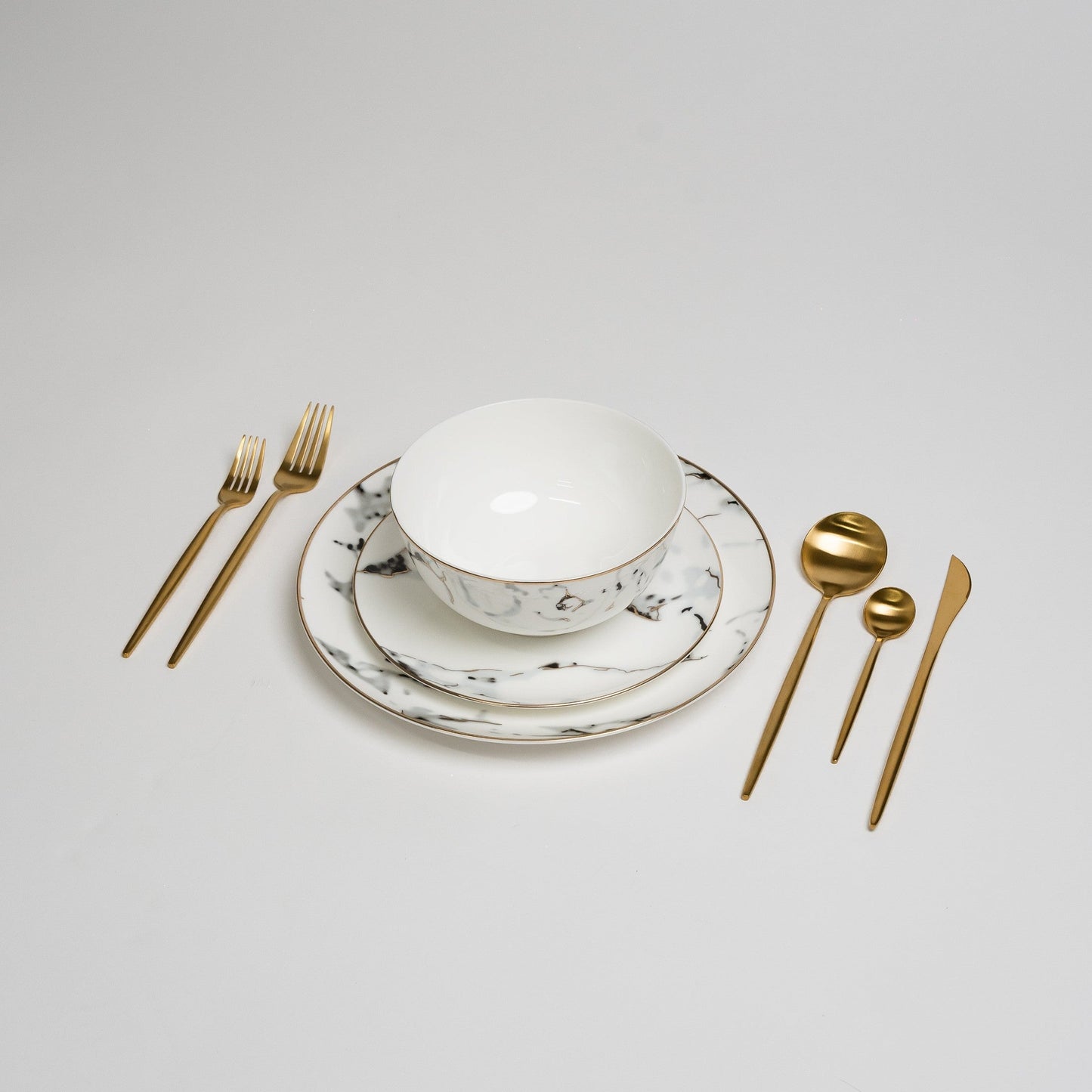 Elegant Natural Stone Dining Set