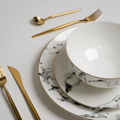 Elegant Natural Stone Dining Set