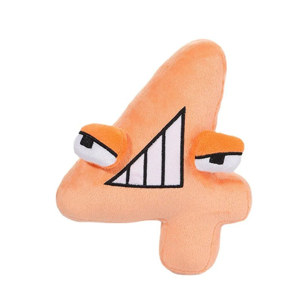 Soft Cute Number Teddy Toy