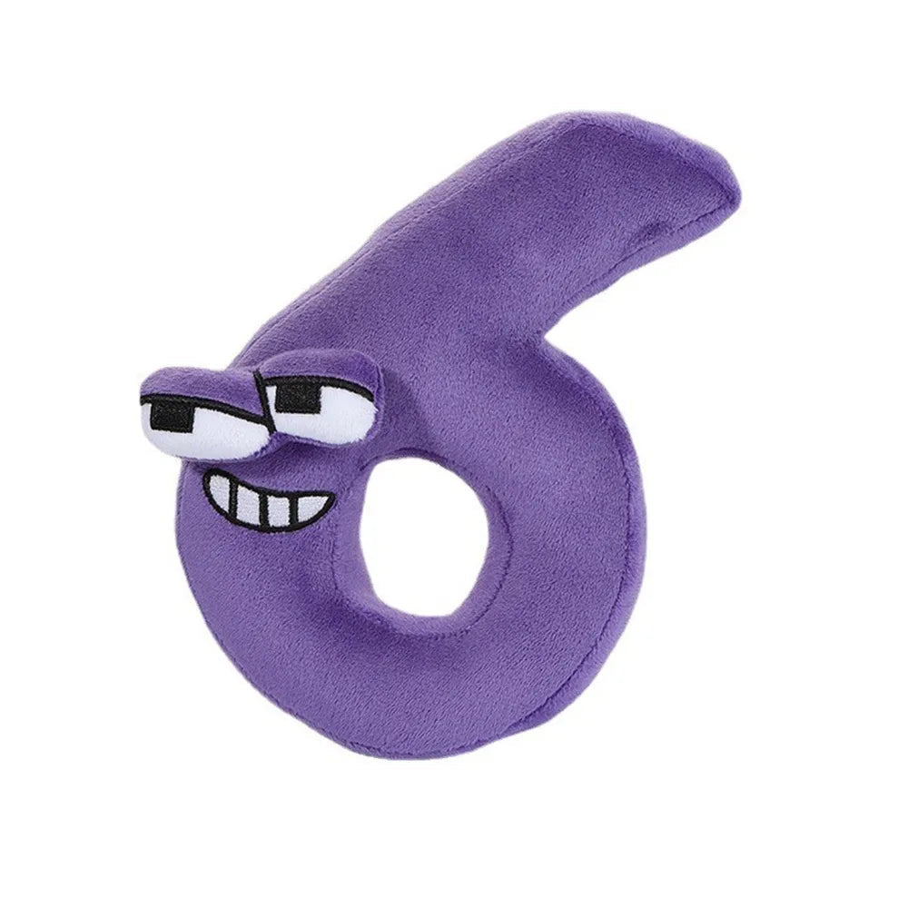 Soft Cute Number Teddy Toy