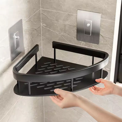 Slim Aluminum Curved Shower Organizer