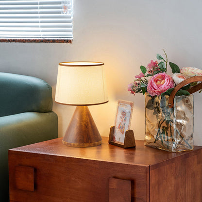 Classic Table Lamp with Sleek Base and Cozy Light