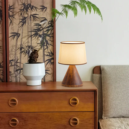 Classic Table Lamp with Sleek Base and Cozy Light