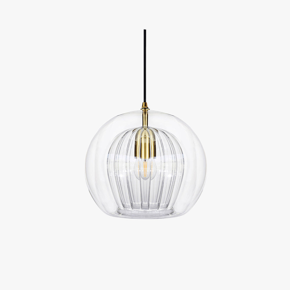 Warm Glow Amber Pendant Lighting